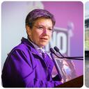 La alcaldesa Claudia López cuestionó los actos de vandalismo presentado en las marchas del Día de la Mujer.