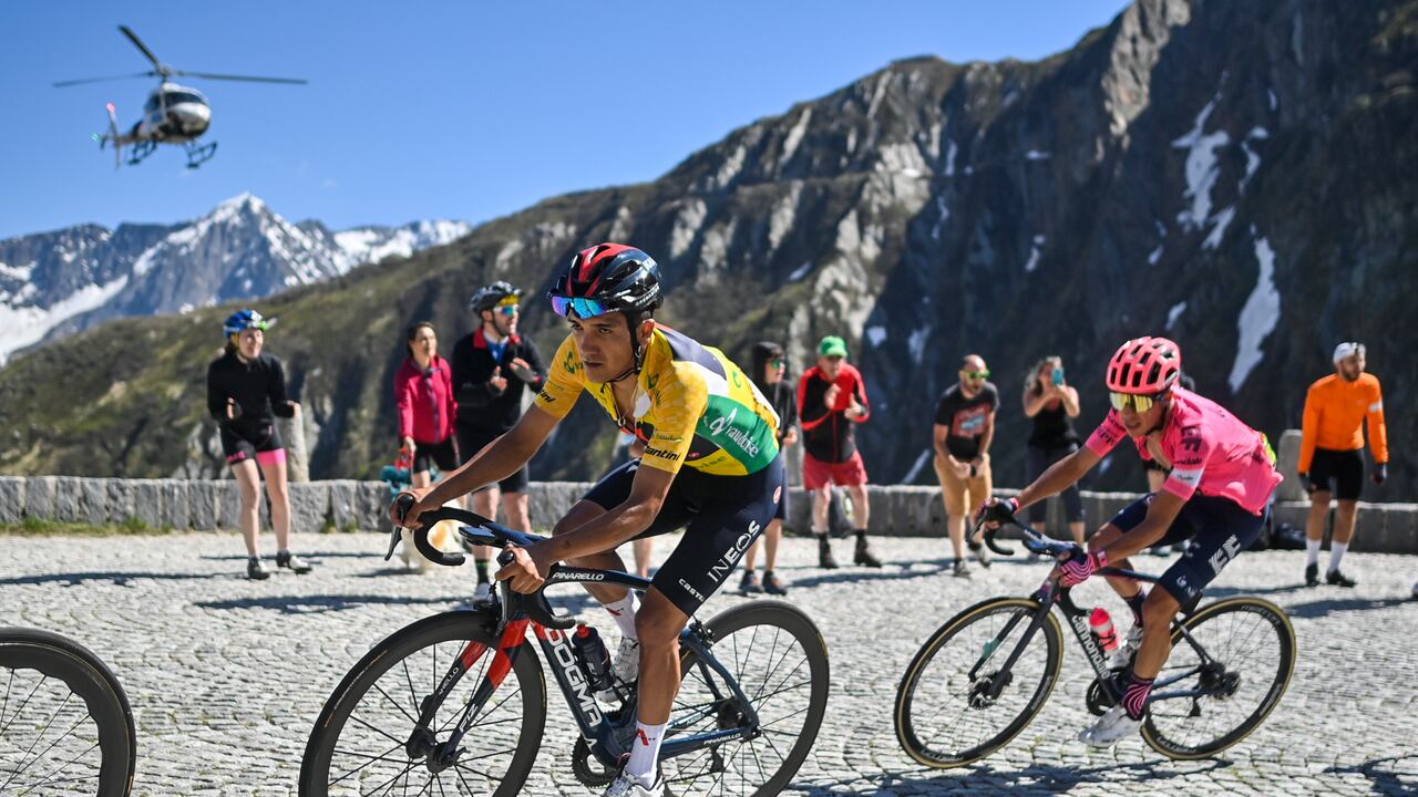 Rigoberto Urán y Richard Carapaz