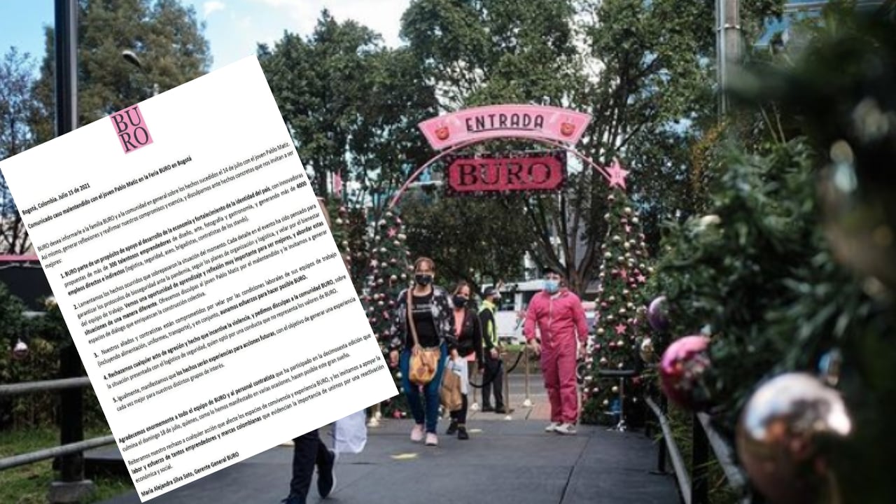 Feria Buró montaje Semana. Instagram: @feriaburo