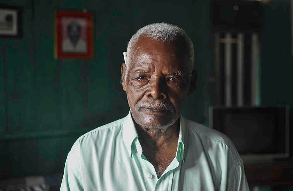 Luciano Caicedo, uno de los habitantes más veteranos de El Morrito Foto: Danilo Canguçu