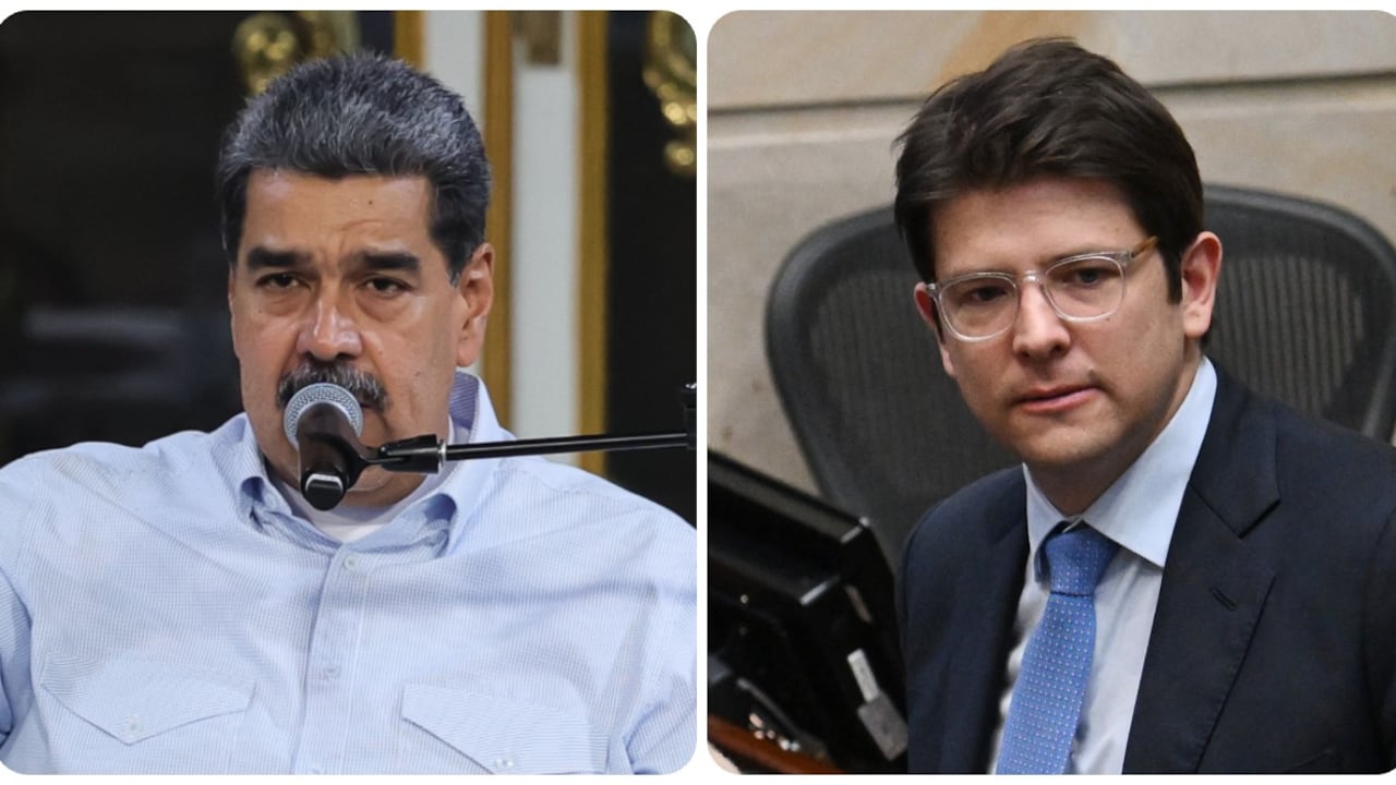 Nicolás Maduro y Miguel Uribe Turbay.