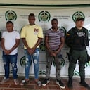 Las autoridades establecieron que los implicados registraban antecedentes judiciales por hurto calificado y agravado.