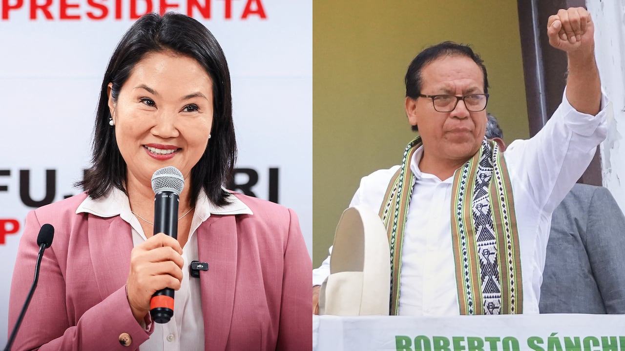 Keiko Fujimori y Roberto Sánchez