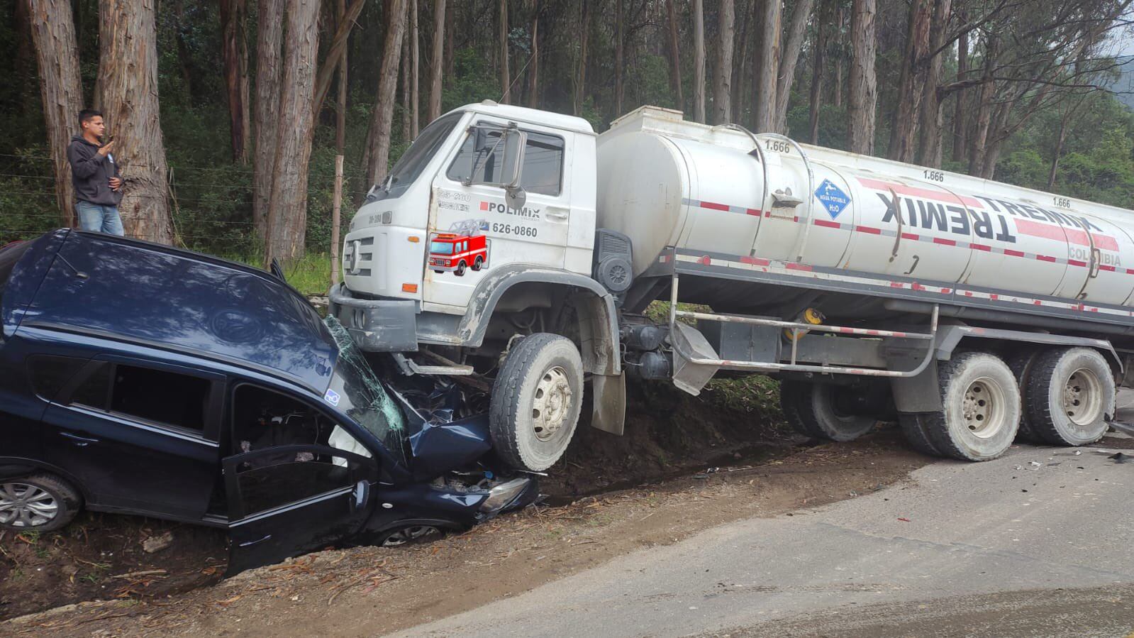 A raíz de este incidente, la movilidad en la zona está considerablemente reducida.