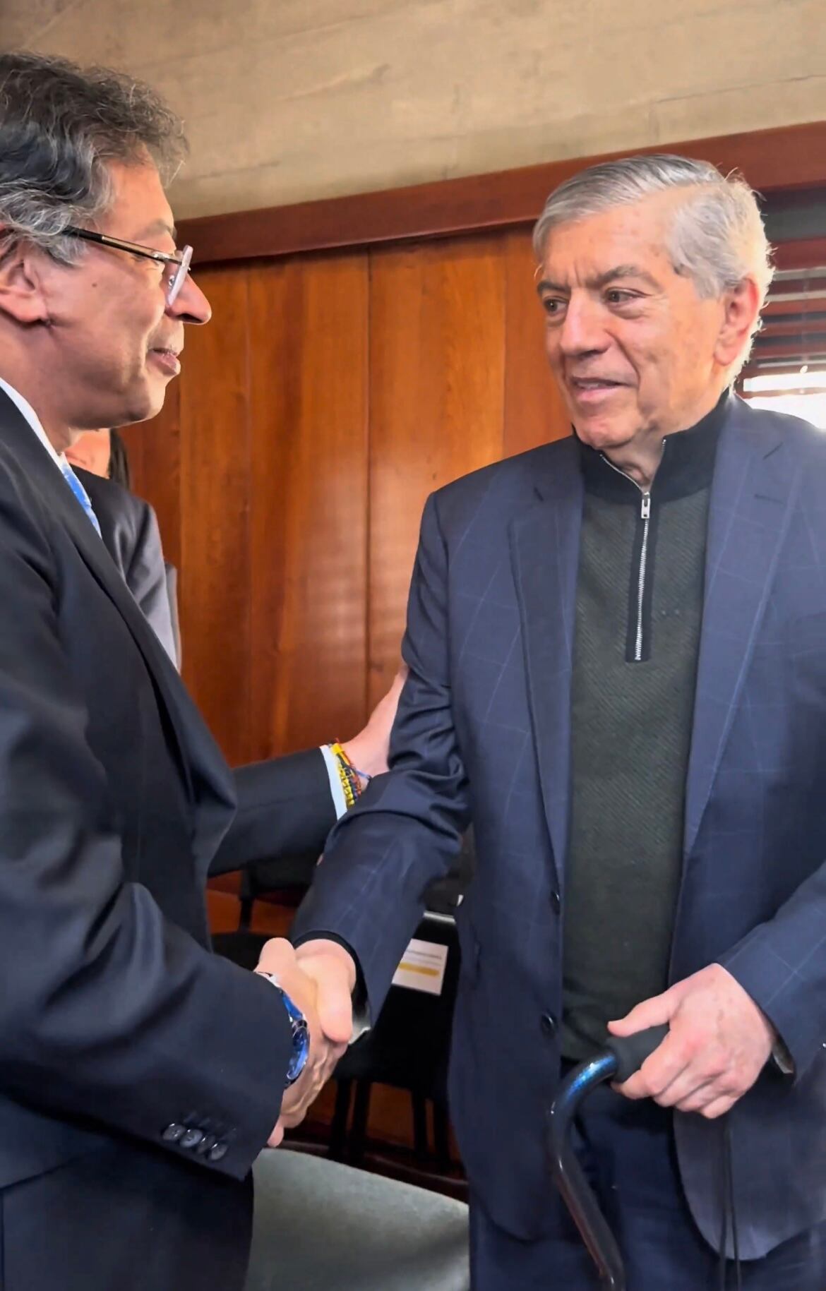 Gustavo Petro y César Gaviria