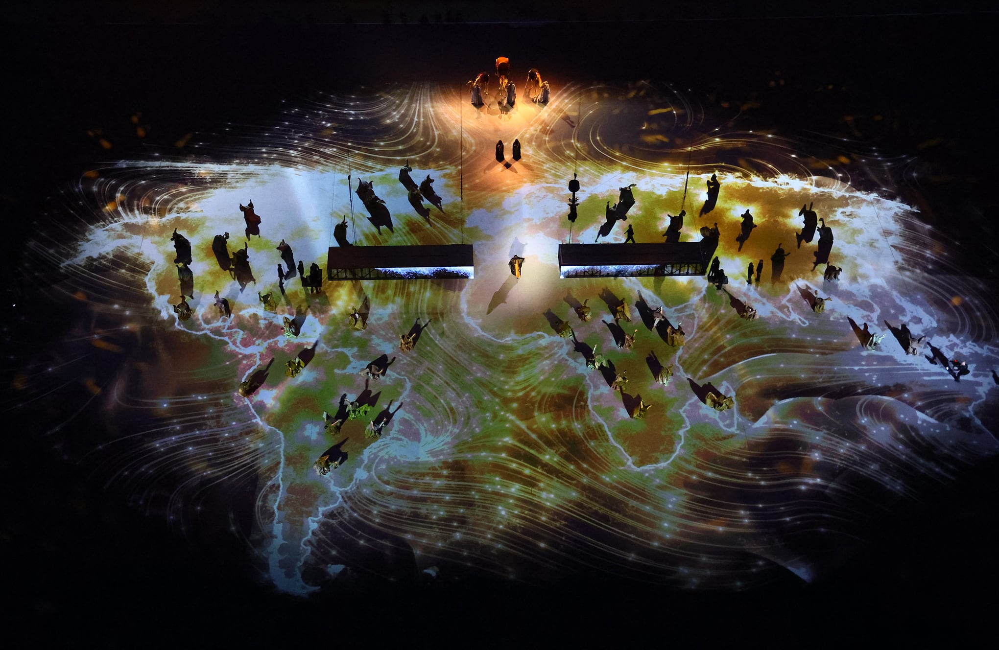 En imágenes :  inauguración de la copa del mundo Qatar 2022