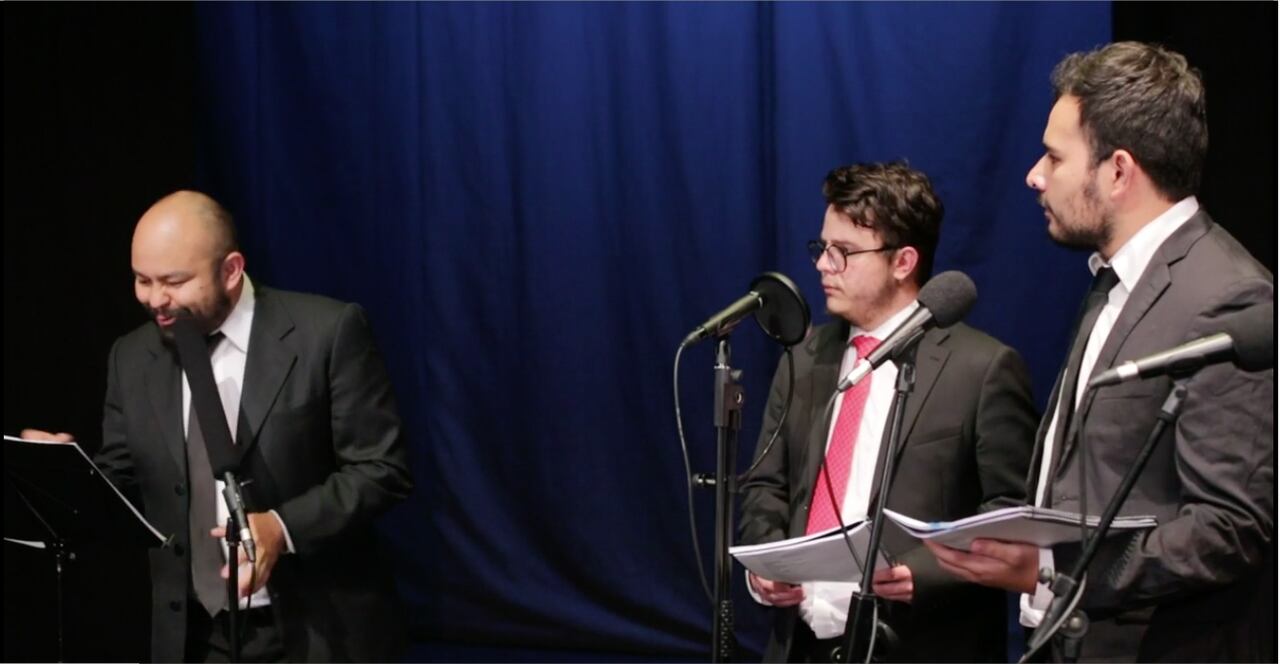 El Teatro Libre presenta Hamlet en radio a través de la plataforma del Teatro Julio Mario Santo Domingo. Foto cortesía del Teatro Mayor