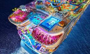 Así luce el crucero Icon of the Seas, el más grande del mundo.