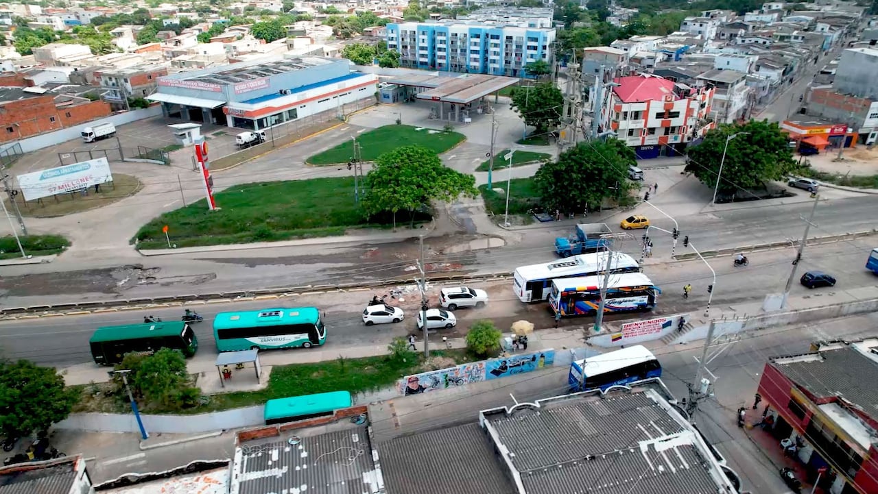Circunvalar en mal estado.