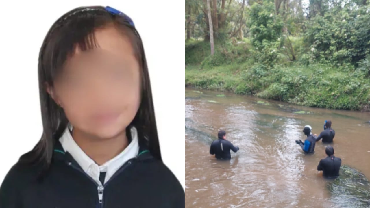 Valeria Afanador y el río donde es buscada.