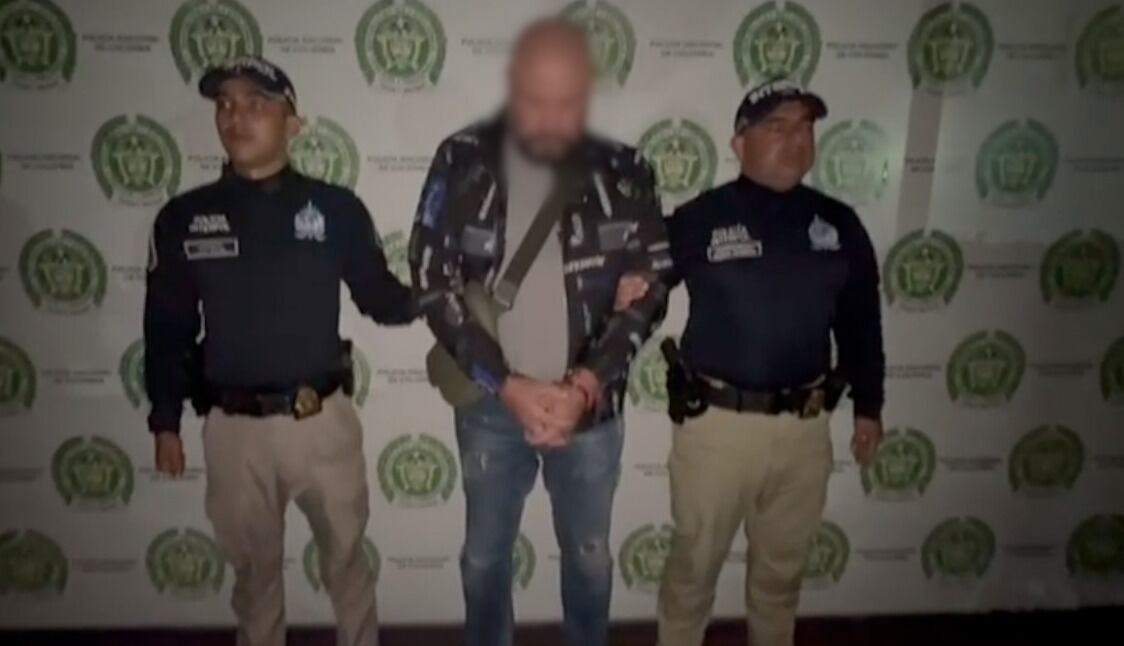 Ciudadano extranjero capturado en Bogotá.