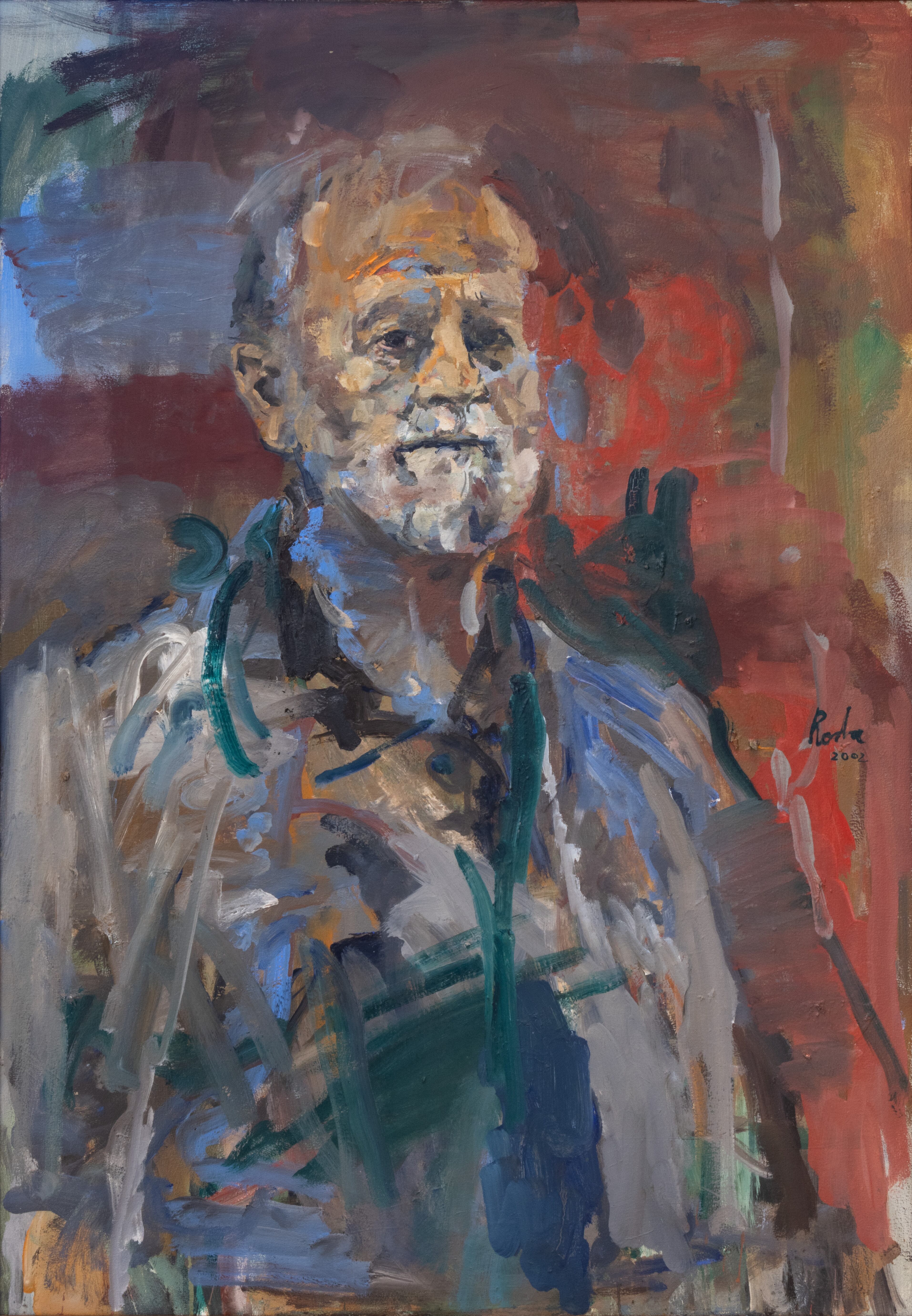 Autorretrato 
2002
Óleo sobre tela
105 x 69 cm