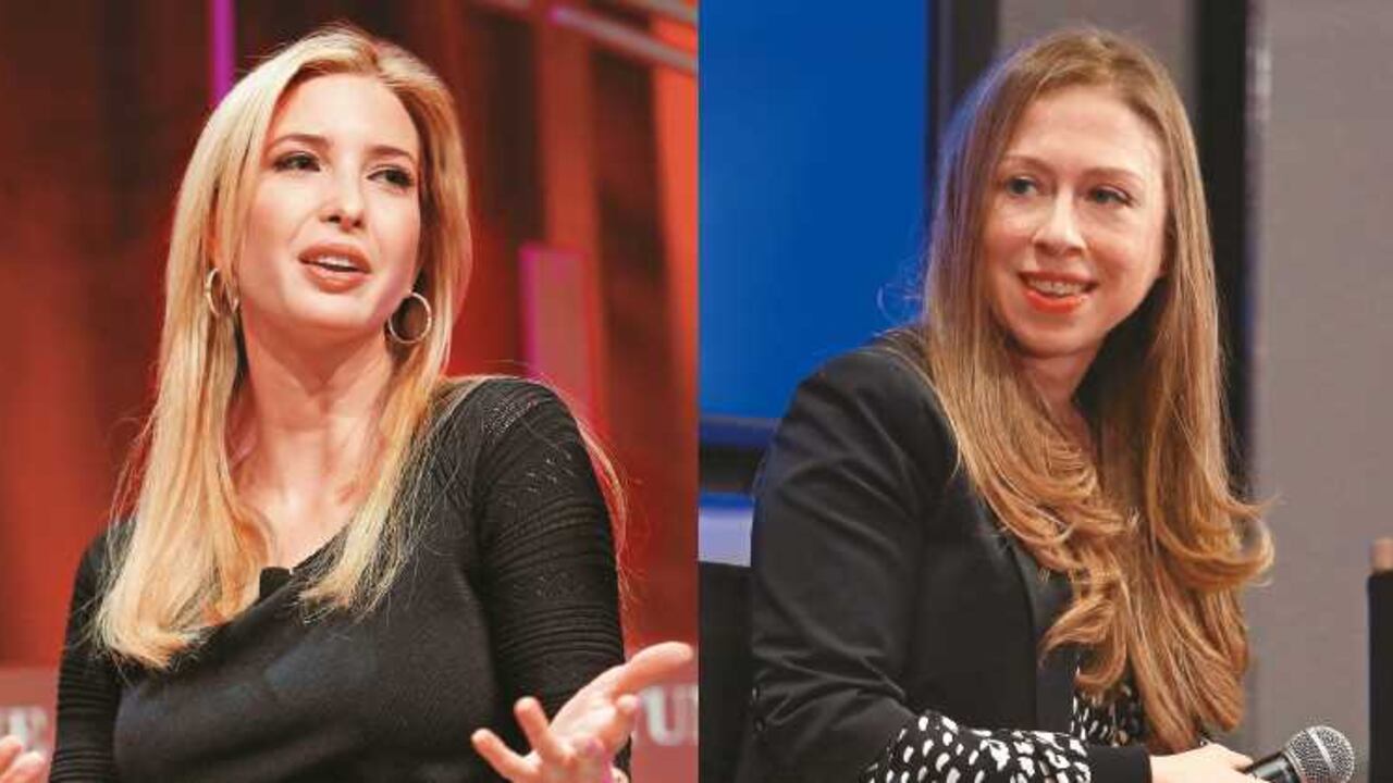 Ivanka Trump y Chelsea Clinton.