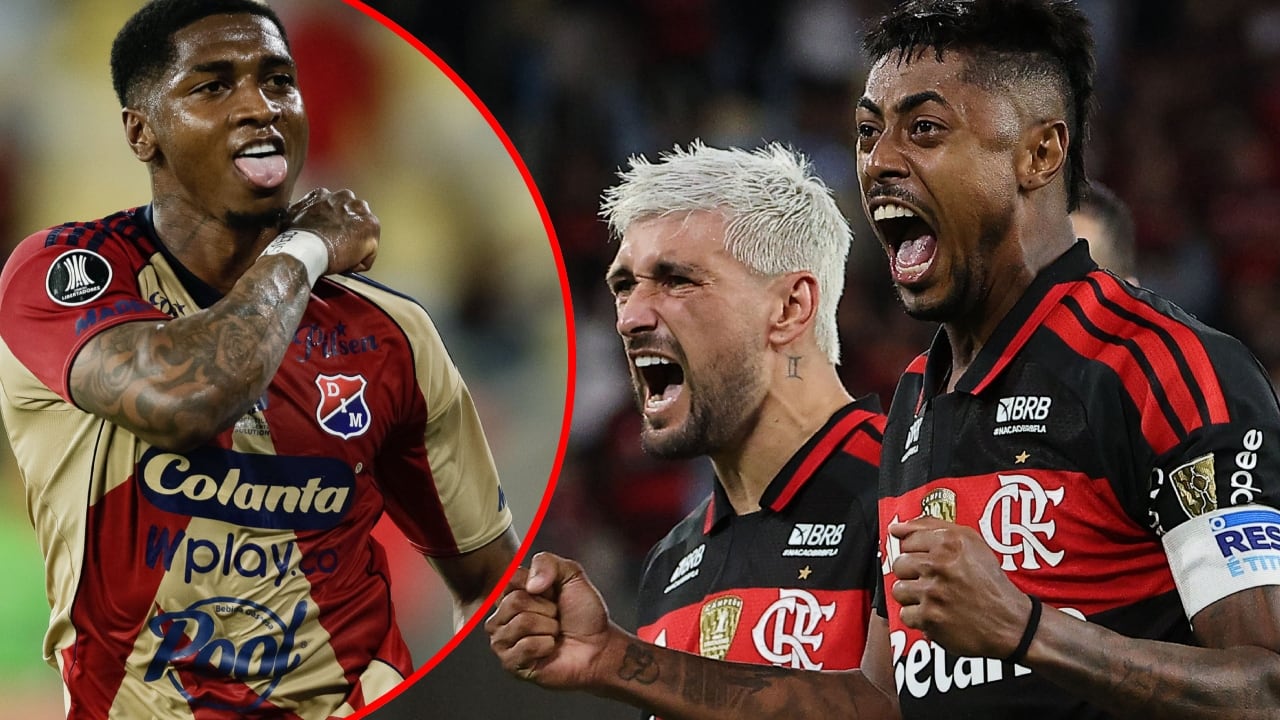 Yony González / Giorgian De Arrascaeta y Bruno Henrique.