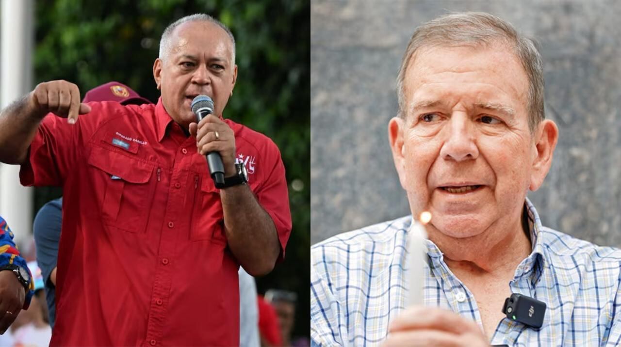 Diosdado Cabello y Edmundo González