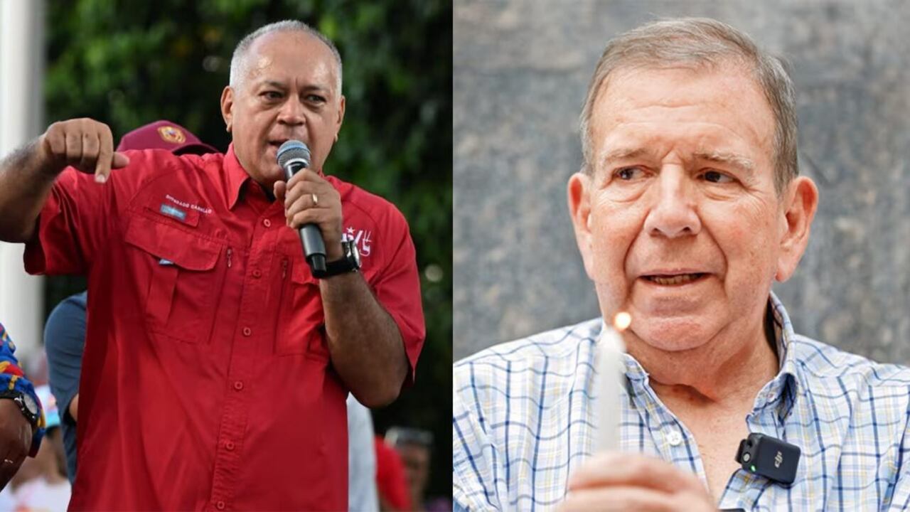 Diosdado Cabello y Edmundo González.