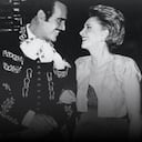 Vicente Fernández y su esposa María del Refugio Abarca, 'Cuquita'