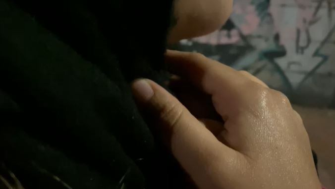 Mujer víctima del robo