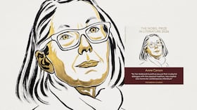 La canadiense Anne Carson gana el premio Nobel de Literatura.