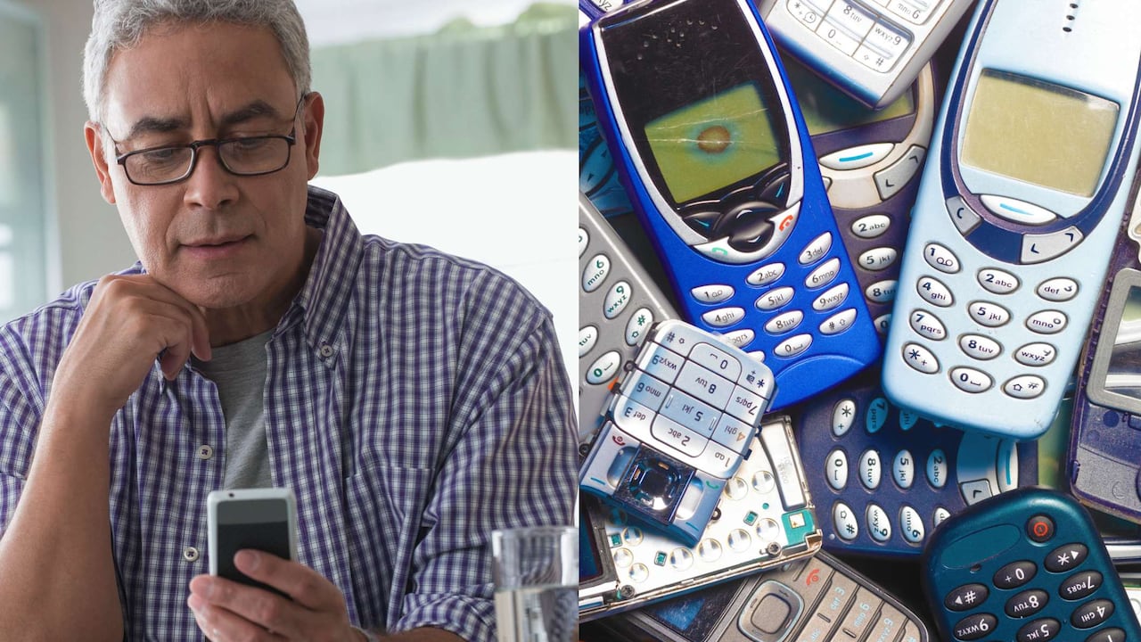 En Colombia aún hay personas que utilizan un celular 'flecha'.