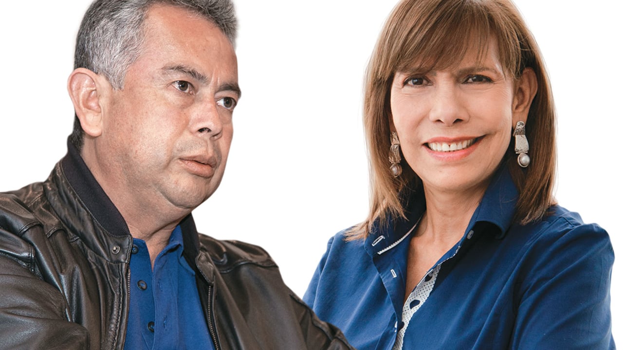 Carlos J. Rozo - Alcalde de Tocancipá, Leonilde Arredondo - Gerente de la zona franca de Tocancipá.