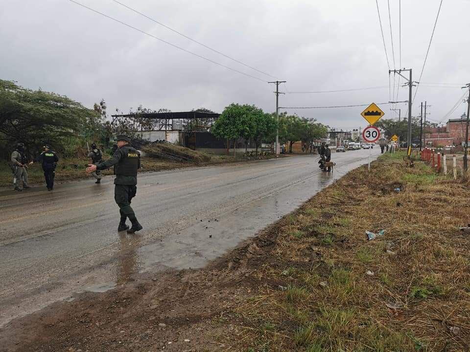 Atentado en la vía Cúcuta - Puerto Santander.