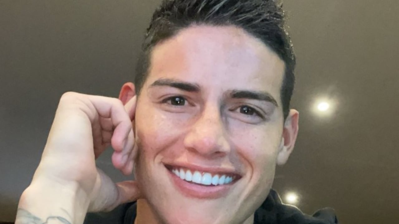 La polémica foto de James Rodríguez que despertó el rumor de su posible paso al Atlético de Madrid.