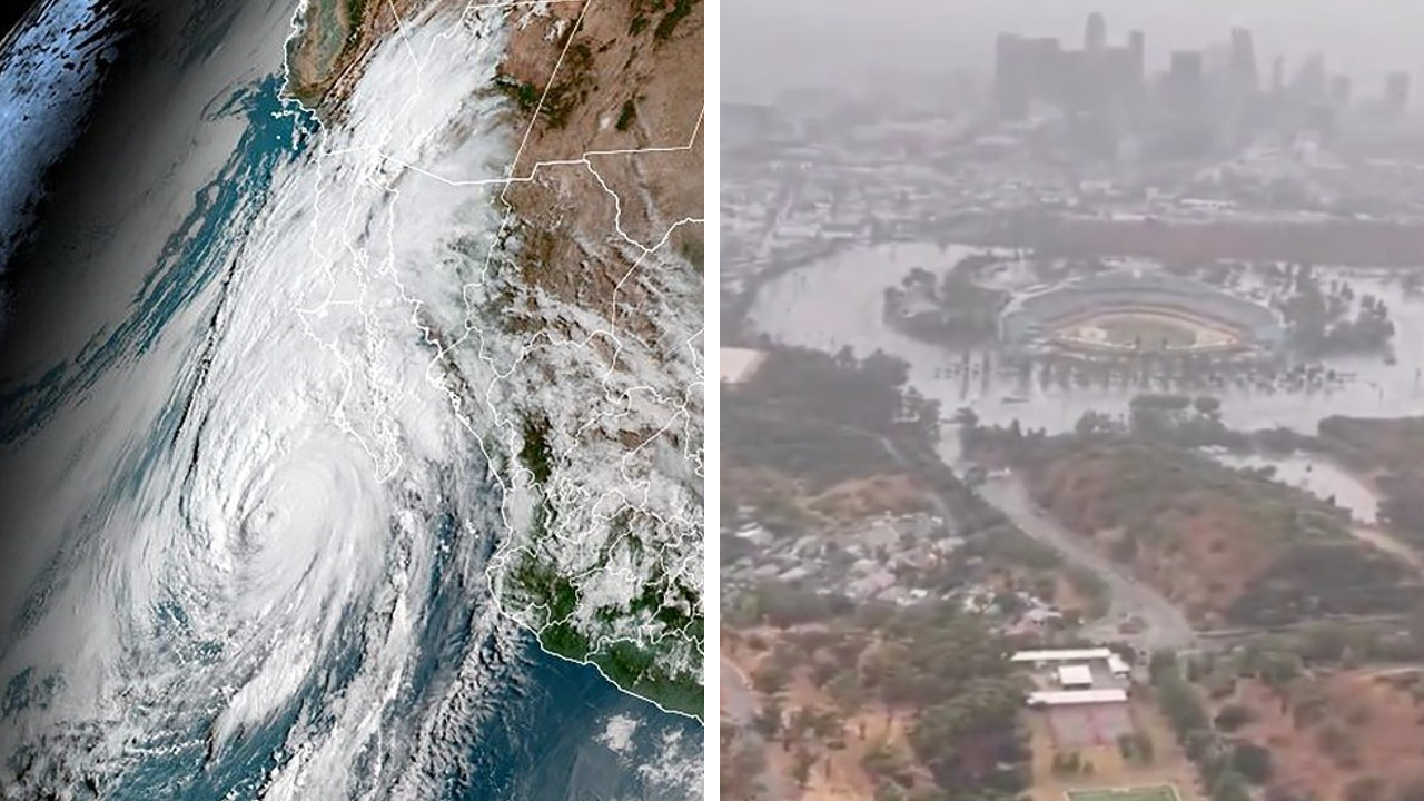El huracán Hilary, que terminó en tormenta sobre Los Ángeles, causó graves estragos en el estado de California