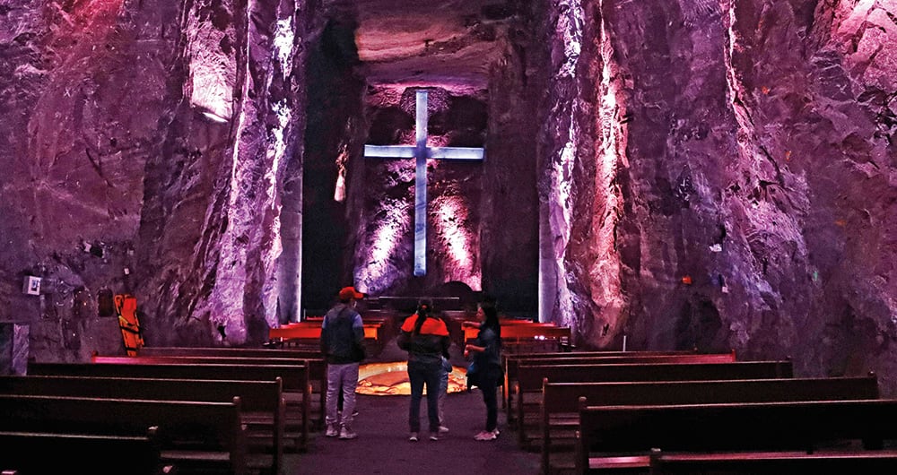 la Catedral de Sal, en Zipaquirá