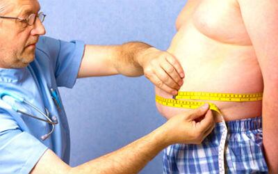 La obesidad puede ser una de las causales de la hipertensión. 