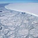 El iceberg A68 equivale a cuatro veces el tamaño de Londres. El bloque tiene 160 km de longitud y un grosor de 200 metros. Foto: Mario Tama/Getty Images