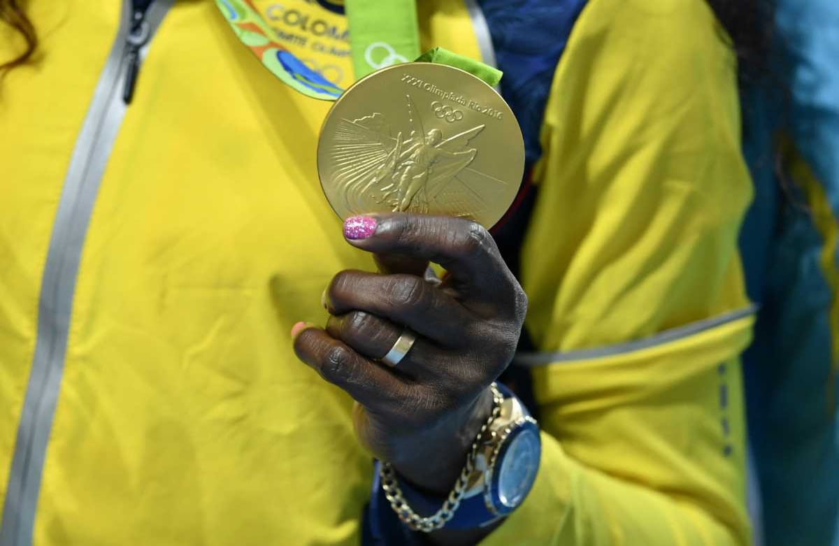 La medalla es la segunda olímpica para Ibargüen, la primera dorada. Fabrice Coffrini/ AFP
