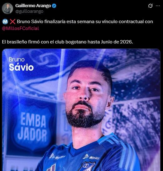 Pantallazo X: @guilloarango