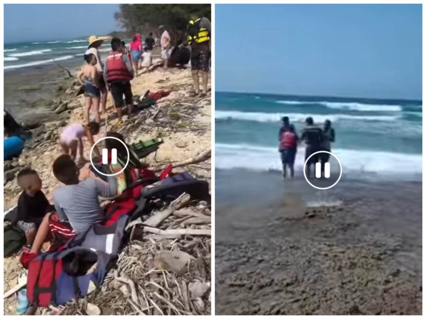 Estas personas también salieron afectadas.