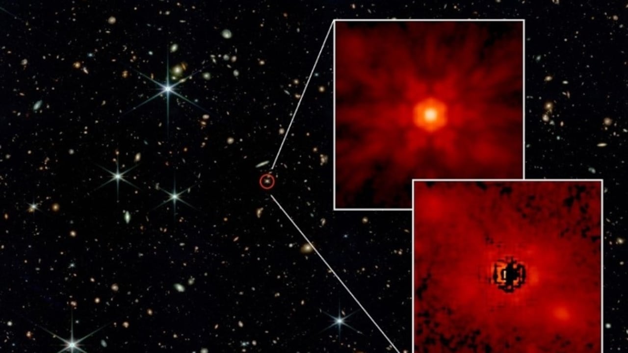 Estos agujeros negros gigantescos pueden formarse a partir de agujeros negros más pequeños.