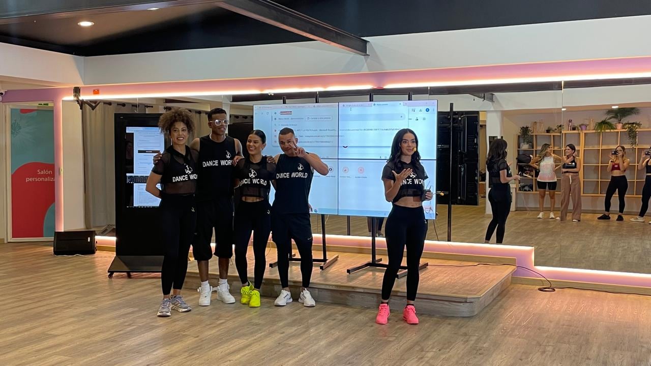 Elianis Garrido presentó 'Dance World', su aplicación y los profesores con los que trabaja.