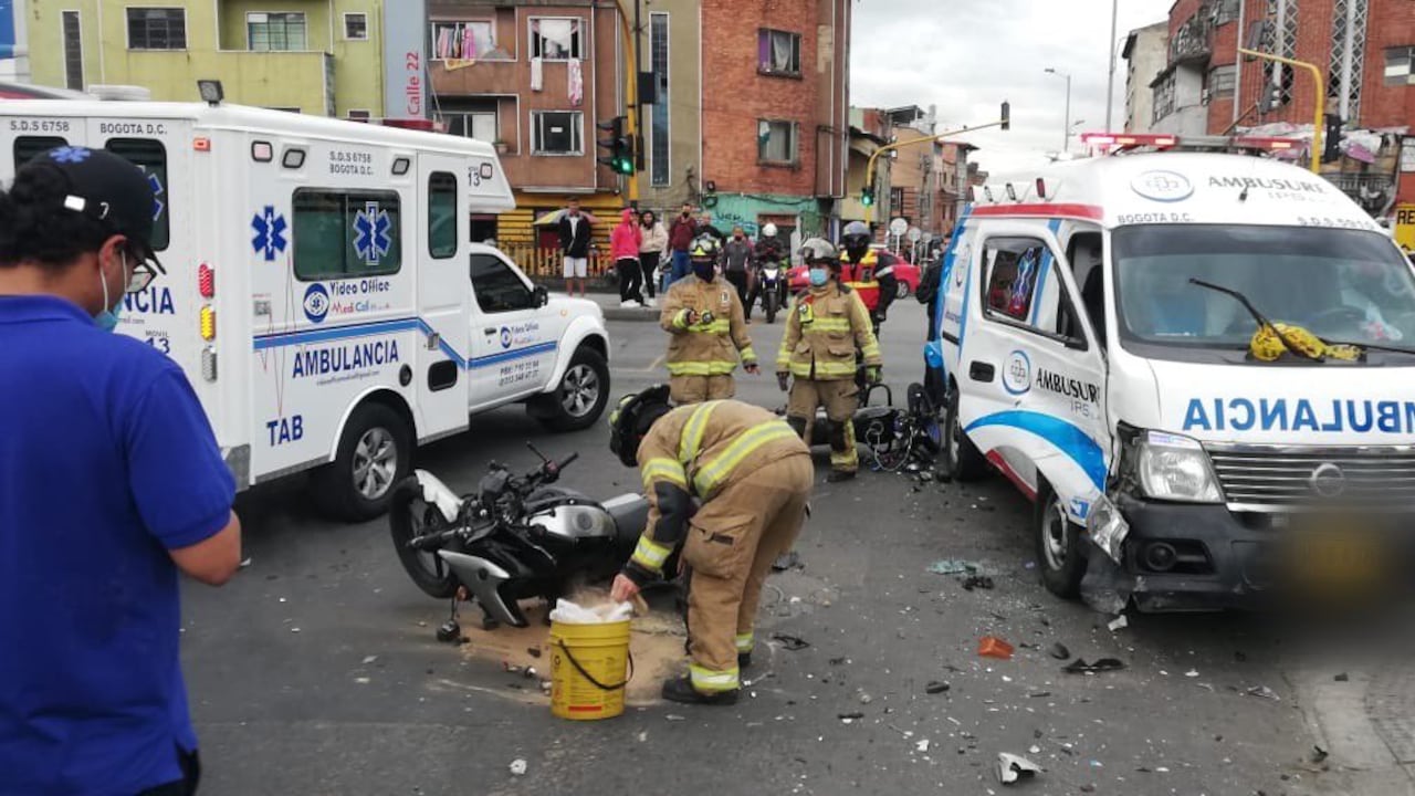 En el accidente se reportaron cuatro personas heridas