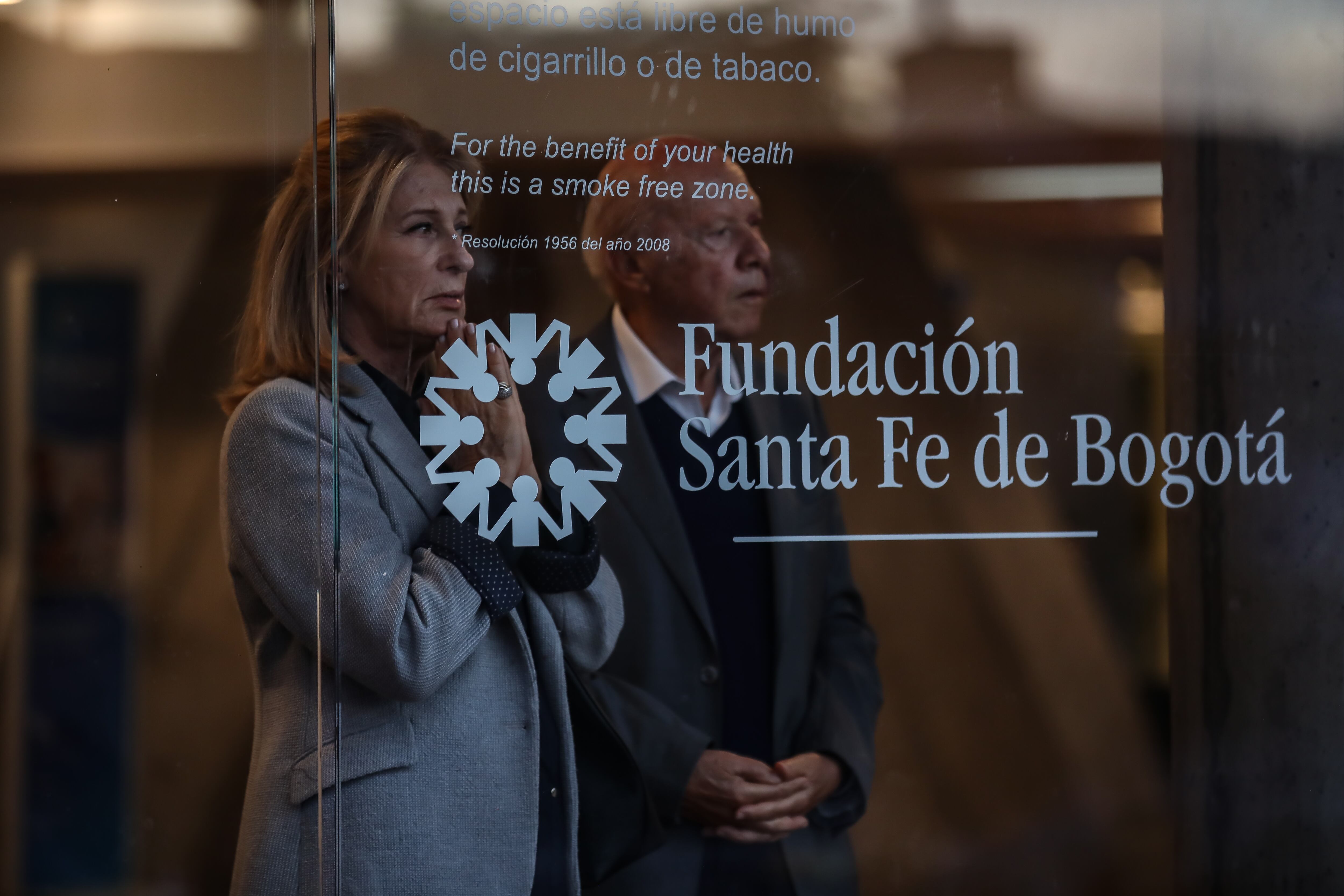 Jornada de oración por la salud de Miguel Uribe Turbay, en la Fundación Santa Fe.