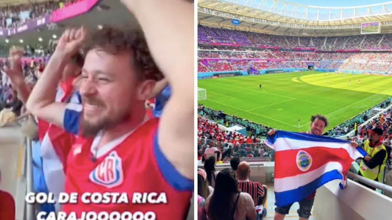 El influenciador Luisito Comunica alentó a Costa Rica en el partido ante Japón.