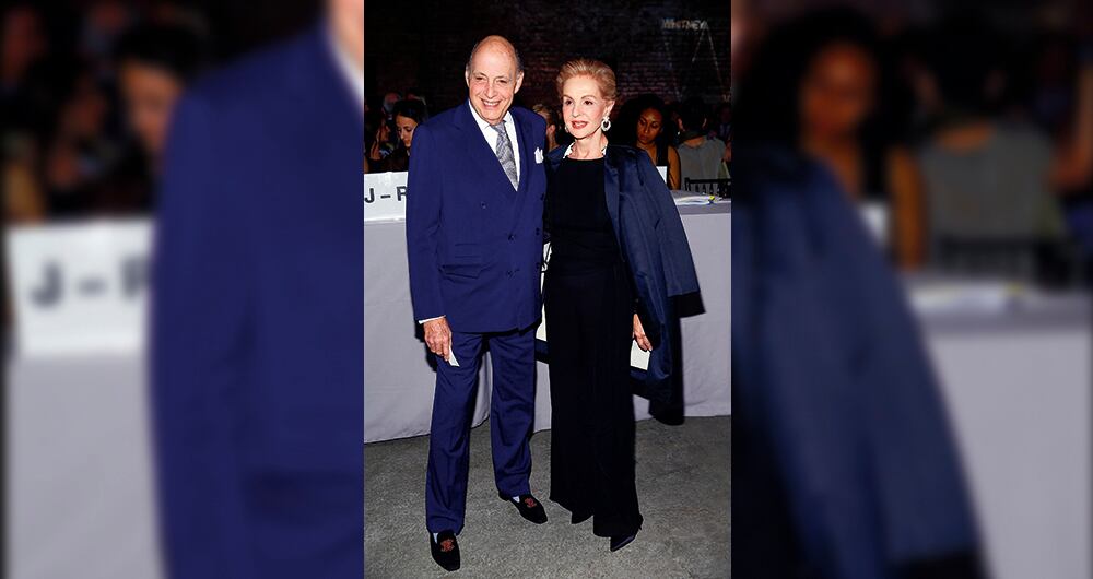 Reinaldo Herrera y Carolina Herrera. 