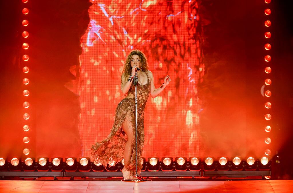 Shakira en su inicio de la gira 'Las mujeres ya no lloran World Tour' en Río de Janeiro