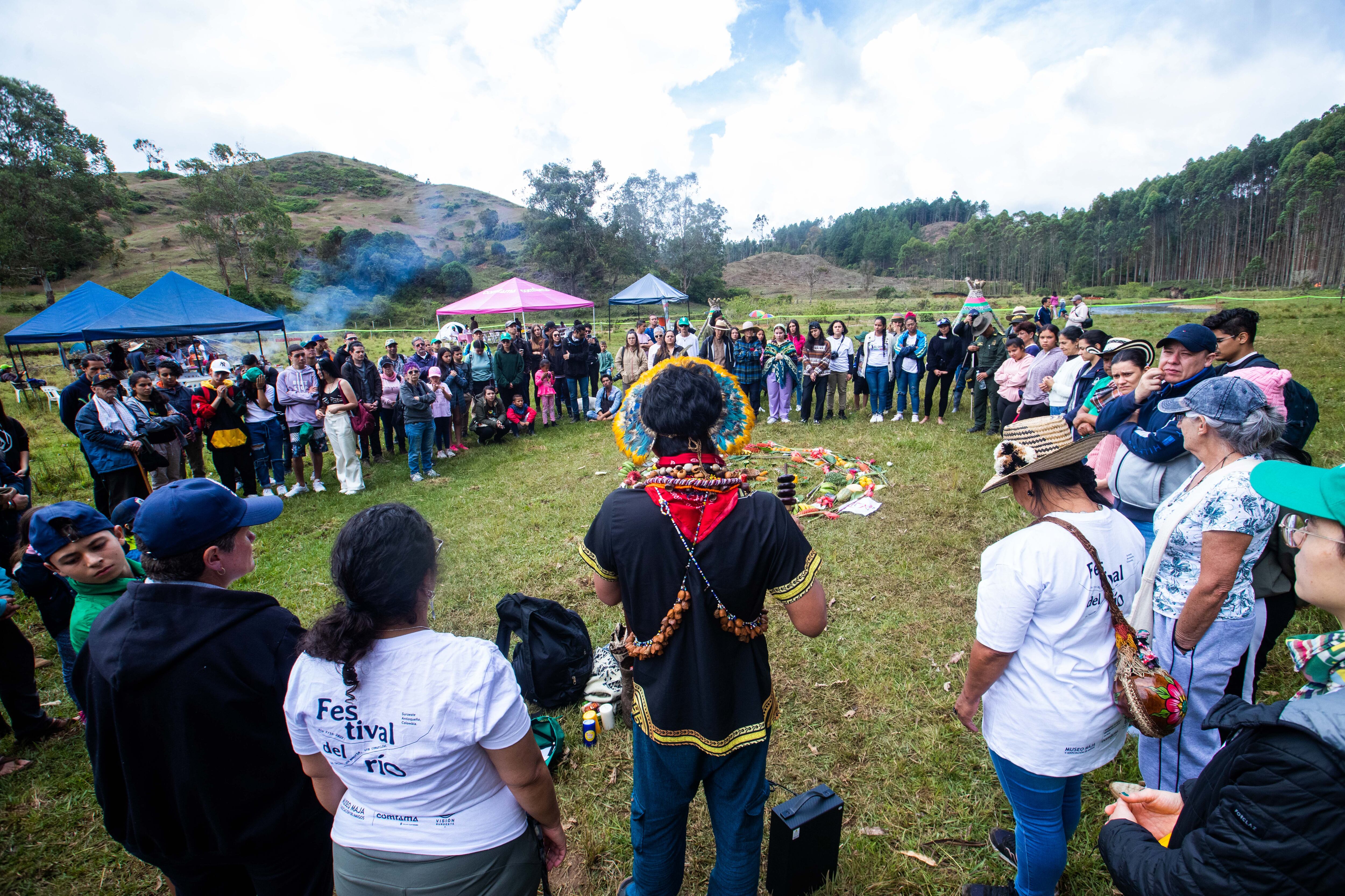 El Festival del río Frío vuelve los ojos de los habitantes de Támesis y Jericó a uno de sus ríos más importantes.