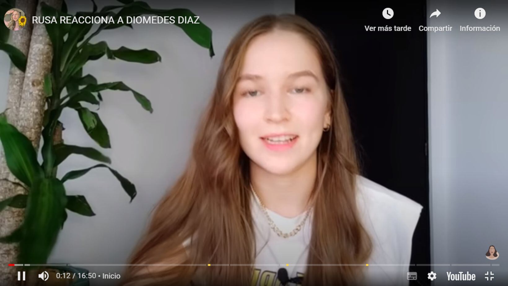 Mari Markova quedó cautivada con las canciones de Diomedes Díaz