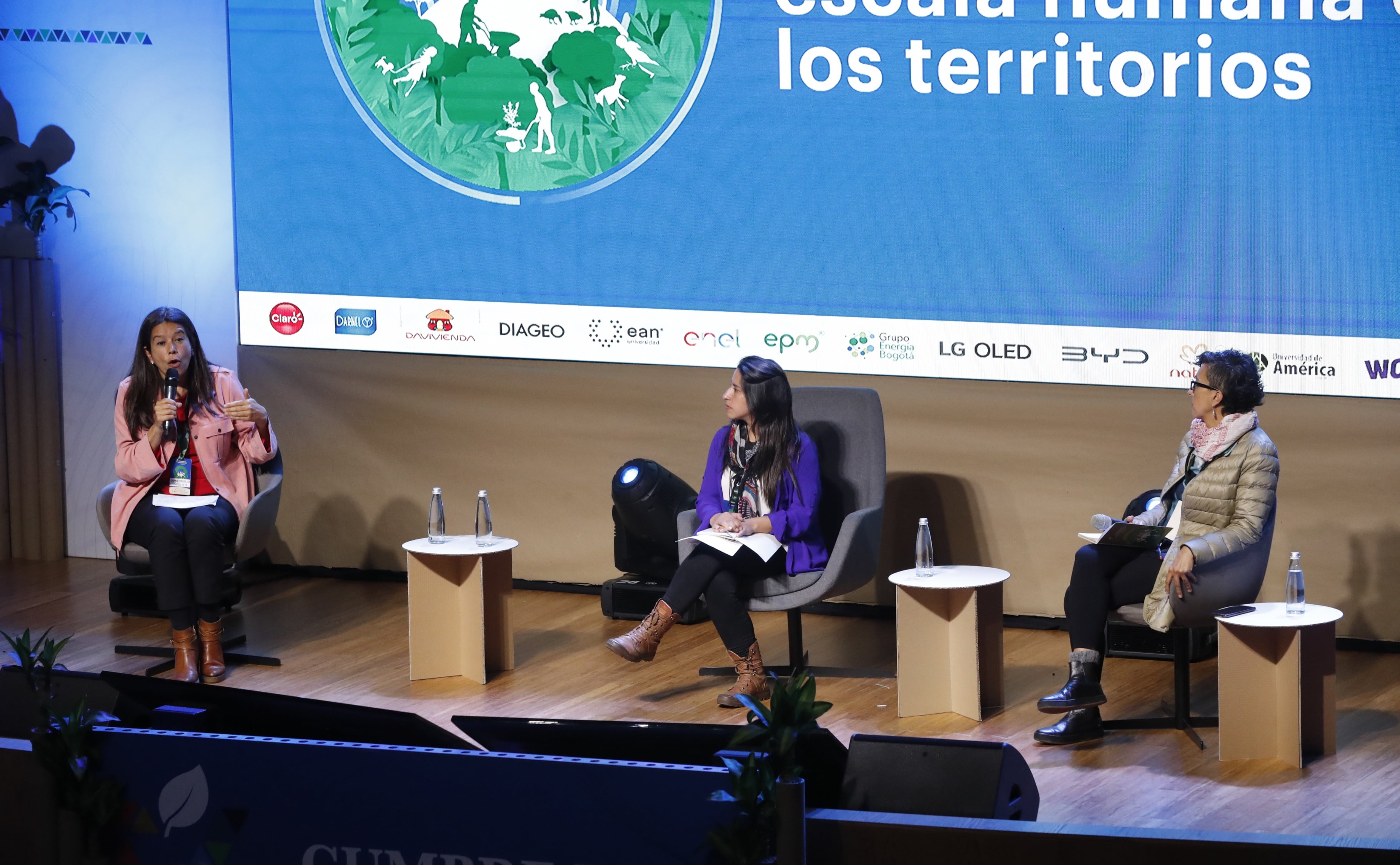 Cumbre de Sostenibilidad Diana Trujillo, Melina Ángel, Juliana Bohorquez