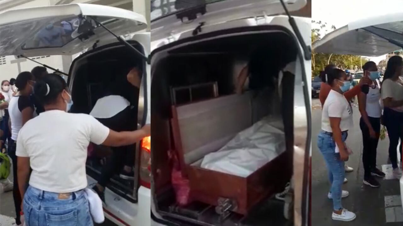 Familiares abrieron el féretro de su ser querido en Barranquilla para verificar su identidad.