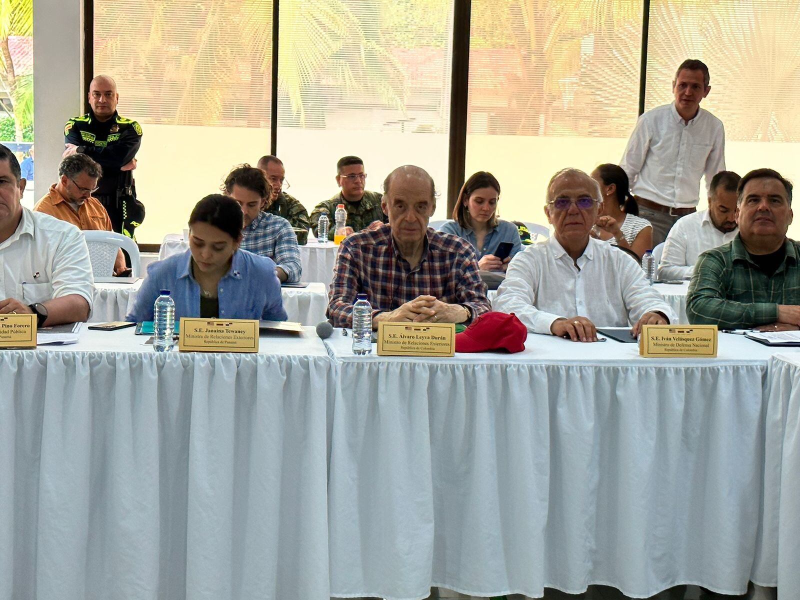 La reunión efectuada en el Darién.