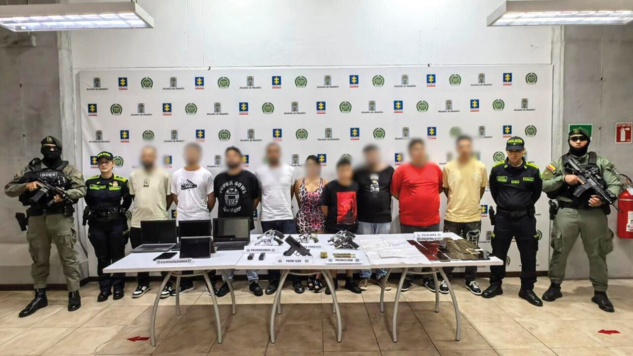 A los nueve sindicados los enviaron a la cárcel El Pedregal. Todos negaron ser responsables.