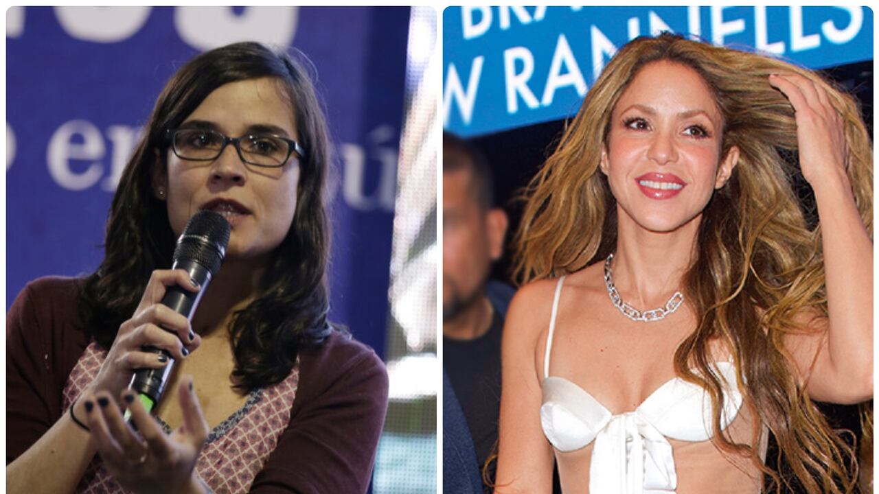 La escritora Carolina Sanín criticó a la cantante colombiana Shakira.