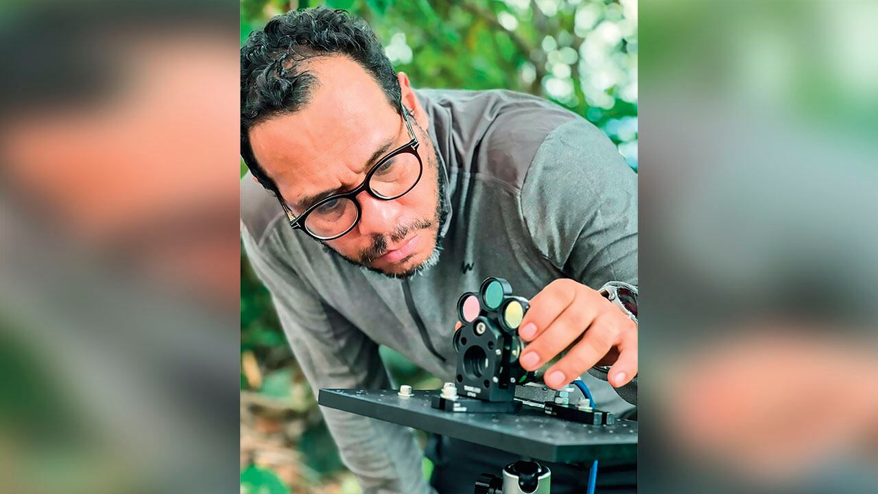 Juan Humberto Serna, uno de los físicos, profesor de la UPB en Medellín, que trabajó en el proyecto.