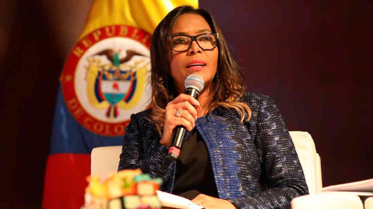 La ministra de Cultura, Carmen Inés Vásquez, presentó en el Museo Nacional de Colombia el informe de rendición de cuentas de sus catorce meses al frente de la cartera.